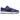 Nike Dunk Low Retro SE Patent Paramount Blue Viotech baskets vue latérale en cuir verni bleu brillant et panneaux multicolores.