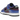Nike Dunk Low Retro SE Patent Paramount Blue Viotech baskets vue latérale avec empeigne en cuir verni brillant, empiècements bleus, violets et semelle blanche
