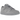 Nike Dunk Low SE Wolf Grey baskets vue latérale avec empeigne en cuir gris, détails swoosh assortis et semelle intermédiaire blanche