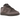Nike Dunk Low Retro SE Cave Stone baskets vue de profil avec une tige en daim marron, des lacets plats et une semelle blanche