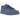 Nike Dunk Low SE Diffused Blue baskets vue latérale dans un coloris bleu profond avec daim et empeigne texturée.