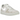 Nike Air Force 1 Flyknit 2.0 Light Bone baskets en vue inclinée avec une empeigne tissée texturée et une semelle Air blanche classique