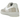 Nike Air Force 1 Flyknit 2.0 Light Bone baskets vue latérale avec empeigne tissée beige, lacets blancs et semelle extérieure beige assortie légère