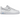 Nike Air Force 1 Low Cool Grey Photo Blue baskets en vue latérale présentant des nuances grises, des accents bleus et une semelle emblématique.