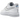 Nike Air Force 1 Low Cool Grey Photo Blue baskets en vue angulaire avec tige grise, swoosh bleu et semelle intermédiaire blanche classique