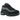 Nike Air Max 95 Big Bubble Batman baskets profil latéral avec tige sombre à couches superposées, détails jaunes et unité Air visible
