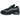 Nike Air Max 95 Big Bubble Batman baskets vue de face avec une empeigne en tissu noir, des nuances de gris et des unités Air visibles.