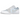 Air Jordan 1 Low SE Blue Tint Elephant Print baskets vue latérale avec motif éléphant caractéristique et Swoosh bleu clair sur base blanche