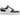 Baskets Nike Air Force 1 Low '07 Medium Ash Pink Foam vue de profil avec empeigne en cuir blanc, Swoosh gris et détails roses sur semelle en gomme