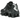 Nike Shox TL Off Noir Silver baskets vue latérale présentant la semelle à colonnes Shox amortissante, une tige en mesh noir et des détails argentés.