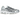 Nike Shox Ride 2 Metallic Platinum baskets en vue latérale présentant une tige argentée emblématique, des colonnes Shox au talon et semelle blanche