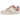 Nike Air Force 1 Low Mushroom baskets vue latérale avec empiècements en daim marron, semelle intermédiaire blanche et Swoosh iconique