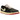 Air Jordan 1 Retro Low OG Nigel Sylvester Better With Time baskets vue latérale avec détails en cuir vieilli, semelle pré-jaunie et Swoosh noir