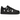 Nike Air Force 1 Low Retro SP BLACK Comme des Garcons Black baskets vue latérale avec empeigne en cuir noir premium et lacets assortis