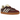 Adidas Samba Maroon Metallic Gold baskets vue latérale avec empeigne en cuir bordeaux, trois bandes dorées et semelle en gomme