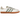 Adidas Samba OG Silver Green Putty Mauve baskets vue de profil. Tige en daim gris avec bandes vertes et une semelle extérieure en gomme classique.