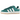 Adidas Campus 00s Legacy Teal Cloud White Gum baskets en vue latérale avec tige en daim vert, détails blancs et semelle extérieure en gomme