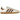 Adidas Samba Cream White Preloved Brown baskets vue latérale avec tige en cuir beige, détails marron, lacets blancs et semelle en gomme