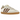 Adidas Samba Cream White Preloved Brown baskets vue latérale avec empeigne en cuir crème, 3 bandes marron et une semelle en gomme classique