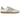 Adidas Samba OG Off White Alluminum baskets vue latérale avec superpositions en daim gris, cuir blanc et semelle en gomme classique