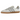 Adidas Samba OG Off White Aluminum baskets vue latérale avec empeigne en daim clair, trois bandes grises, semelle en gomme et lacets blancs