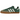 Baskets Adidas Samba Collegiate Green Gum Grey Toe en vue latérale avec empeigne verte, bout en daim gris et semelle extérieure en gomme.