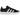 Adidas Campus 00s Core Black True Pink baskets vue latérale avec empeigne en daim noir, bandes roses et semelle blanche épaisse
