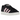 Adidas Campus 00s Core Black True Pink baskets vue latérale avec tige en daim noir, lacets roses épais et trois bandes blanches emblématiques