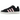 Adidas Campus 00s Core Black True Pink baskets vue latérale avec empeigne en daim noir, lacets roses épais et semelle extérieure blanche