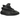 Baskets Yeezy Boost 350 V2 MX Dark Salt vue de profil, montrant le motif marbré unique en Primeknit noir et gris avec une semelle semi-transparente