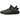 Baskets Yeezy Boost 350 V2 MX Dark Salt profil latéral avec empeigne Primeknit à motif gris foncé et noir et semelle Boost semi-transparente