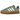 Baskets Adidas Gazelle Bold Silver Green Gum vue latérale avec empeigne argentée brillante, détails verts et la semelle gomme signature