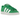 Adidas Campus 00s Green Cloud White baskets en vue latérale avec tige en daim vert, bandes en cuir blanc et lacets blancs épais