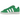 Adidas Campus 00s Green Cloud White baskets en vue latérale avec une tige en daim vert, des bandes blanches et de larges lacets