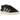 Adidas Campus 00s Black Leopard baskets vue latérale avec empeigne en daim noir, détails à imprimé léopard et lacets épais blancs.
