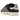 Adidas Campus 00s Black Leopard baskets de profil avec tige en suède noir, détails léopard et lacets blancs contrastés