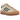 Adidas Gazelle Bold Magic Beige Collegiate Green baskets en vue laterale avec tige en daim beige et details verts