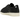 Baskets Adidas Superstar Neighborhood 30th Anniversary en cuir noir avec détails blancs et bout en forme de coquille, vue sous un angle