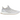 Adidas Ultra Boost 1.0 Cloud White Silver Metallic baskets vue latérale avec empeigne en tricot blanc, détails argentés et semelle intermédiaire blanche