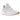 Adidas Ultra Boost 1.0 Cloud White Silver Metallic baskets vue latérale avec tige en maille blanche, bandes argentées et semelle intermédiaire blanche.