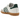 Adidas Samba OG White Collegiate Green Gum baskets vue latérale avec empeigne en cuir blanc, bandes vertes et semelle en gomme.