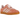 Adidas Gazelle Indoor Wonder Clay baskets en vue latérale, mettant en avant le daim rose et la semelle extérieure en gomme translucide.
