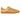 Baskets Adidas Gazelle Indoor Semi Spark Clay en vue latérale avec empeigne en daim orange, trois bandes iconiques et semelle en gomme
