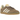 Adidas Gazelle Earth Strata baskets vue de profil avec tige en daim marron, détails en cuir blanc et semelle en gomme