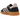 Adidas Handball Spezial Core Black Clear Pink baskets vue latérale avec empeigne en daim noir, détails en cuir rose et semelle en gomme