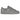 Adidas Superstar Neighborhood Cement Grey baskets en vue latérale, avec une empeigne en cuir gris, une coque avant et des lacets noirs.