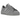 Adidas Superstar Neighborhood Cement Grey baskets en vue angulaire avec le bout en coquille classique, tige en daim et semelle grise texturée
