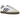 Adidas Samba ADV Cloud White Collegiate Purple baskets vue latérale avec tige en cuir blanc, bandes violettes et semelle en gomme