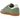 Adidas Samba OG Silver Green baskets vue latérale avec tige argentée, bandes Adidas vertes et semelle extérieure en gomme classique