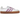 Baskets Adidas Sambae Preloved Purple vue latérale avec empeigne en daim violet, trois bandes emblématiques et semelle en gomme semi-transparente.